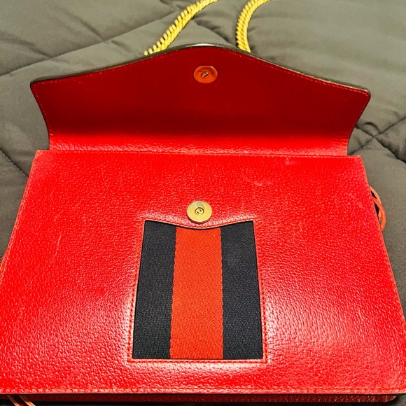 Gucci Red Shoulder/Messanger Bag - Picture 3 of 13